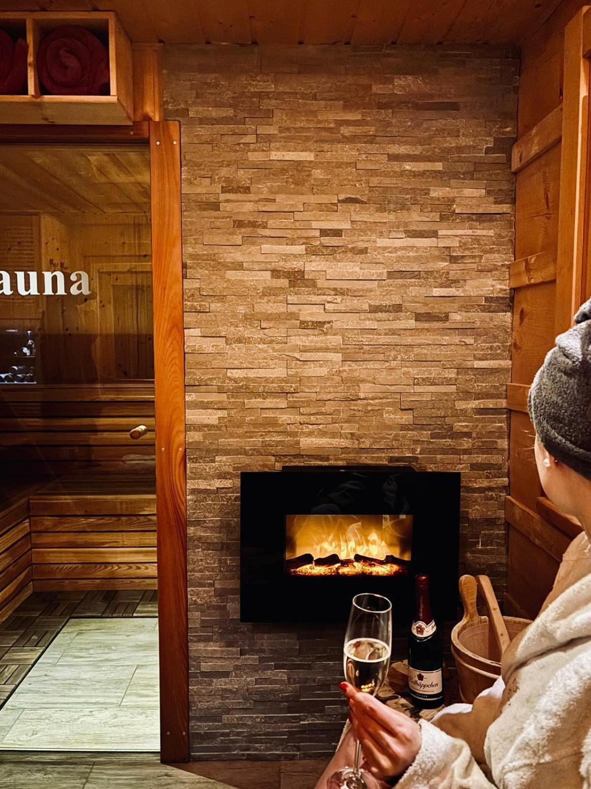 Balance Apartments By M&A - Sauna Blockhuette Whirlpool Privat ヴィッツェンハウゼン エクステリア 写真